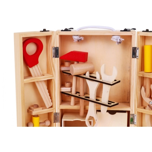 drewniany zestaw narzędzi